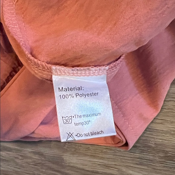 Chic Coral Pants with Tie-Waist - Picture 3 of 5